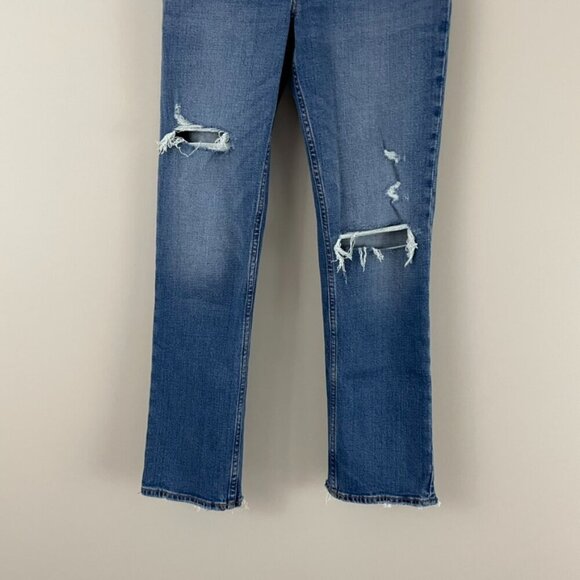 Abercrombie & Fitch Ultra High Rise The Ankle Straight Jeans Size 24 Long - Picture 5 of 6